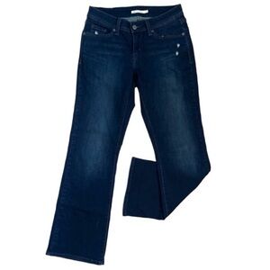 LEVI’S 💥 529 Curvy Bootcut Jeans Size 28 Low Rise Dark Wash Stretch 👖